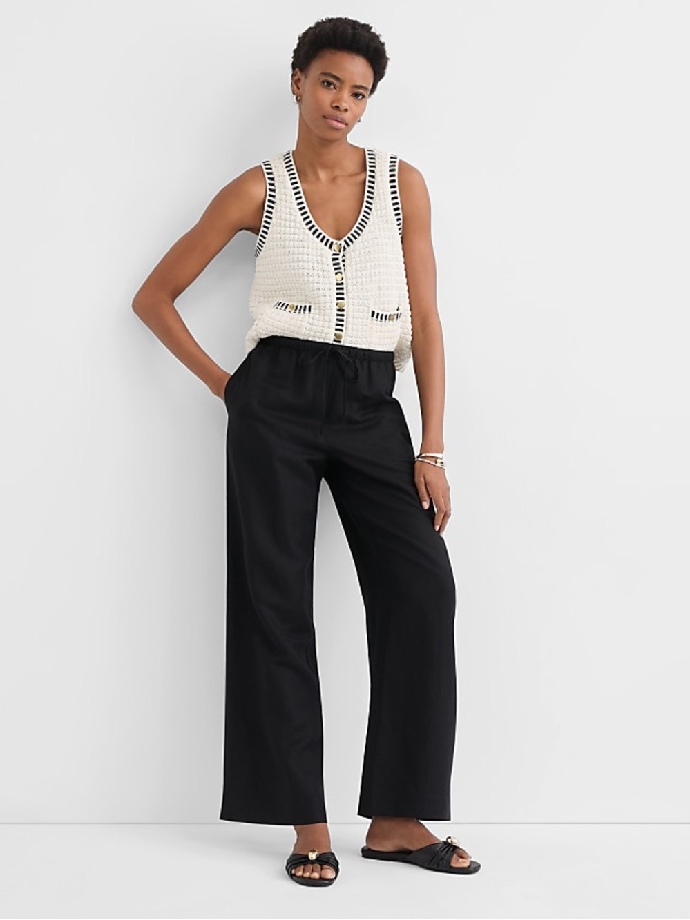 LOFT Sawyer Pull On Pants Mid Rise Small NWT